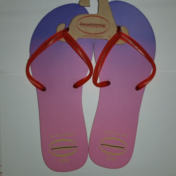 🆕Havaianas Flat Beach Flip Flop Sandals Sunset - Picture 3 of 6